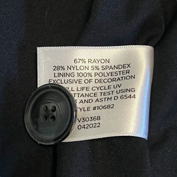 Coolibar Women's Key Cove Jacket Single Button Blazer UPF 50 Deep Wine Sz M - Picture 11 of 11